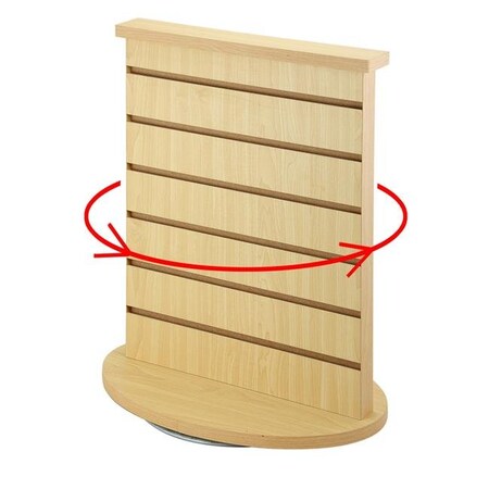 Amko AMKO WD2CT Rotating Countertop Display; Maple WD2CT